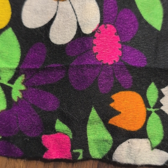 Vintage 70's Handmade Bright Floral Maxi Halter Dress Size Small - Picture 9 of 9